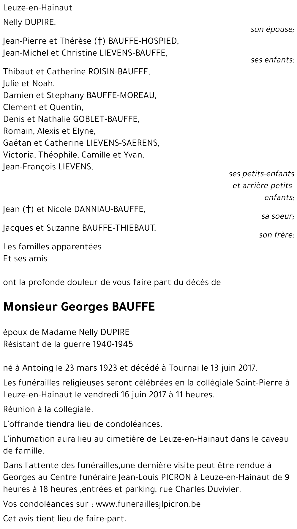 Georges BAUFFE