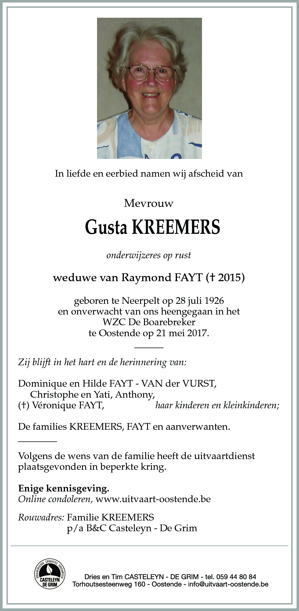 Gusta KREEMERS