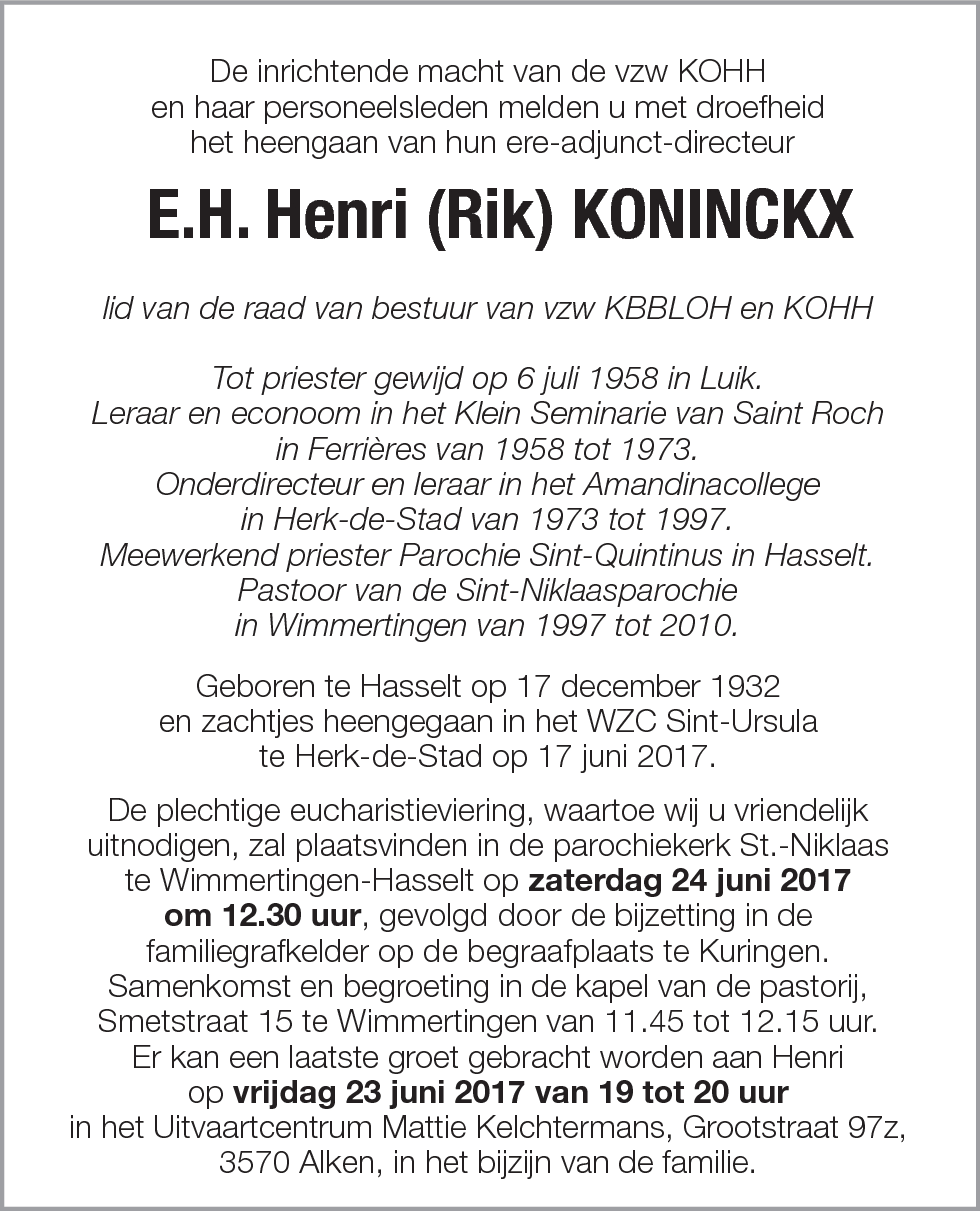 Henri KONINCKX