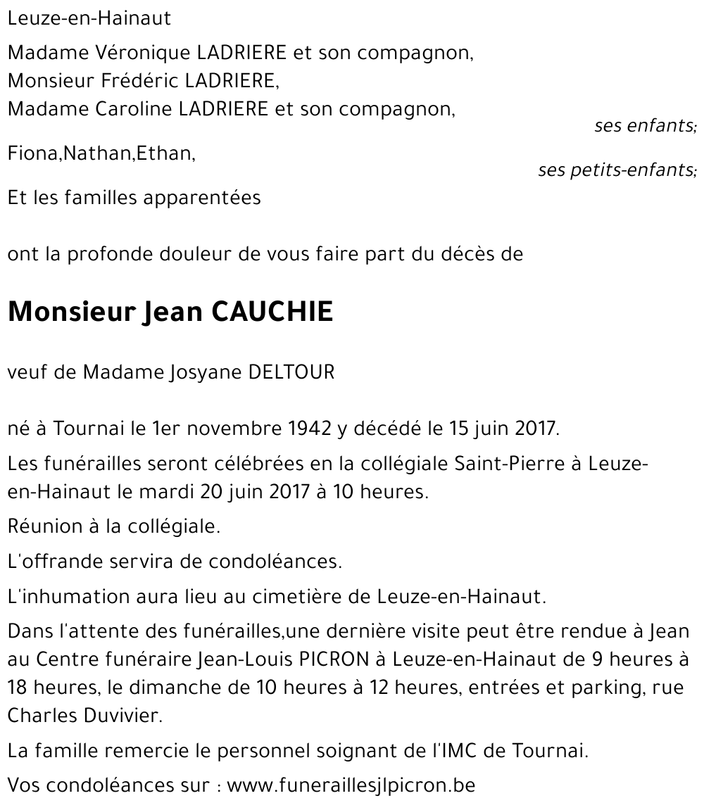 Jean CAUCHIE