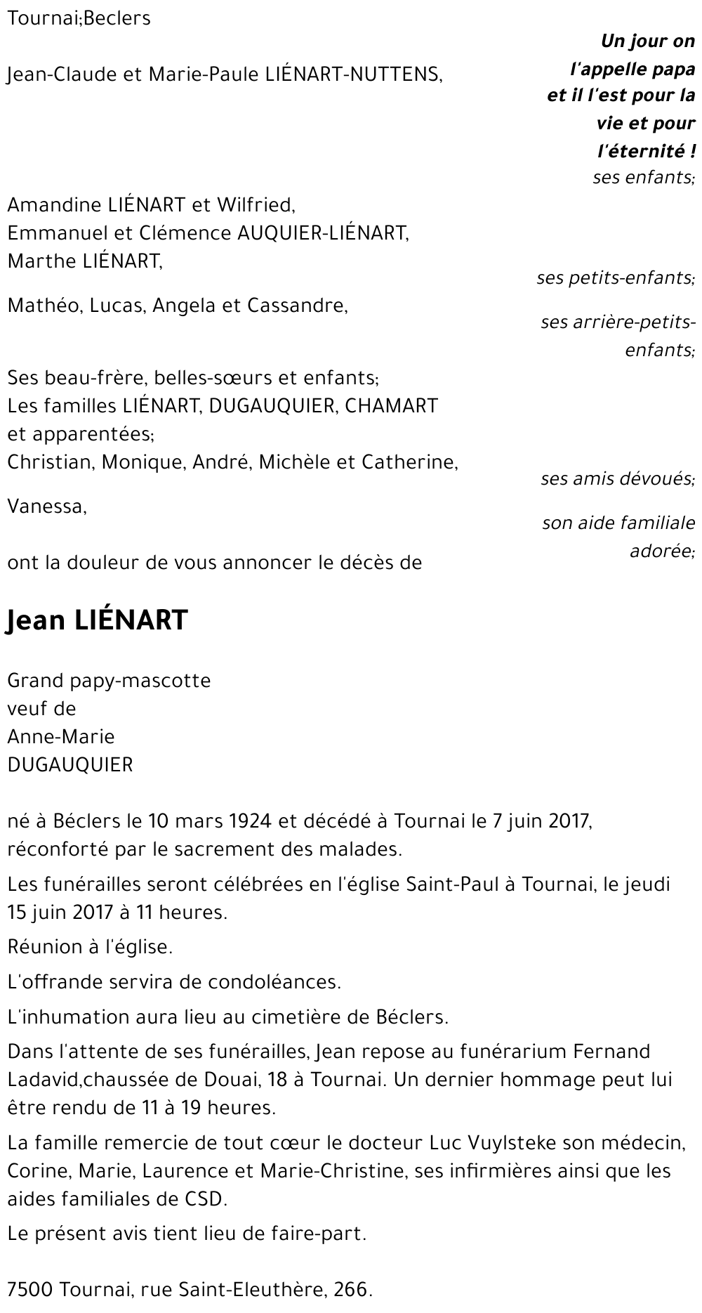 Jean LIÉNART