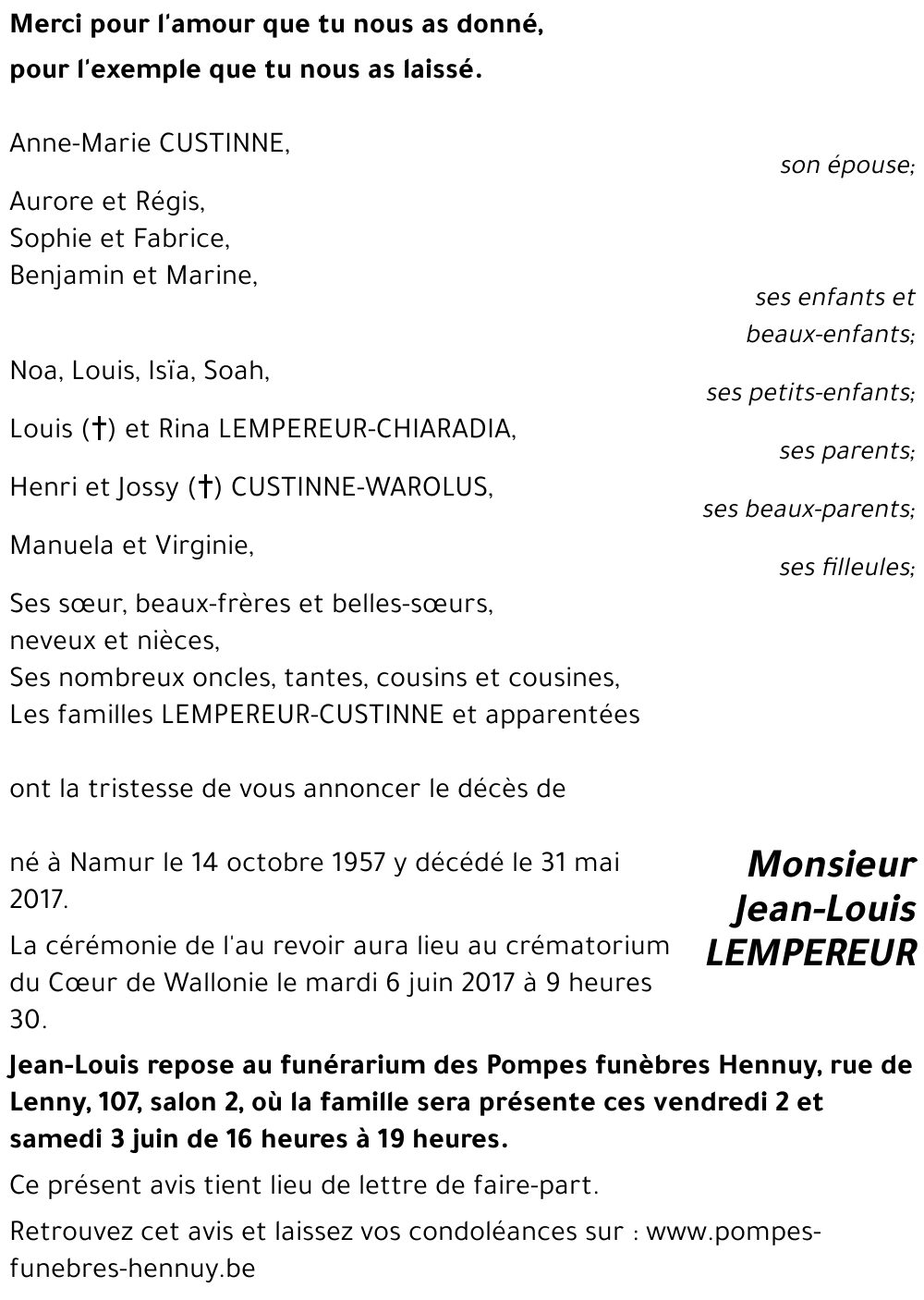 Jean-Louis LEMPEREUR