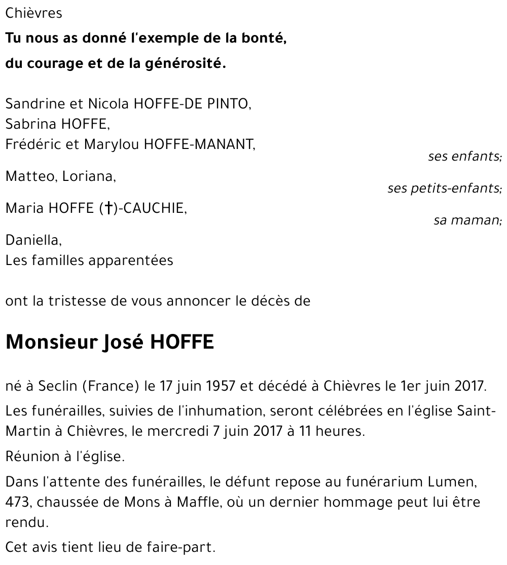 José HOFFE