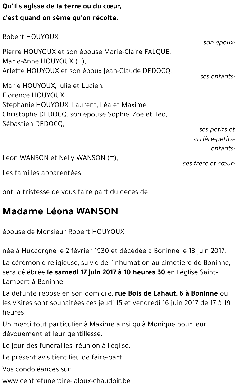 Léona WANSON
