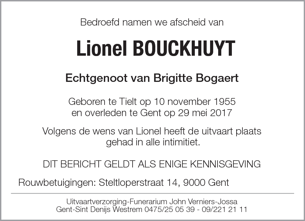 Lionel Bouckhuyt