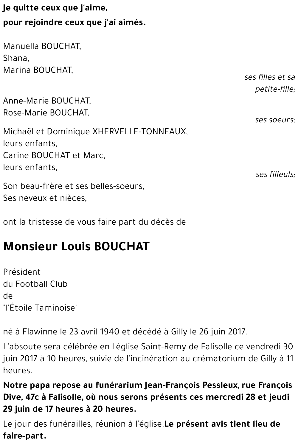 Louis BOUCHAT