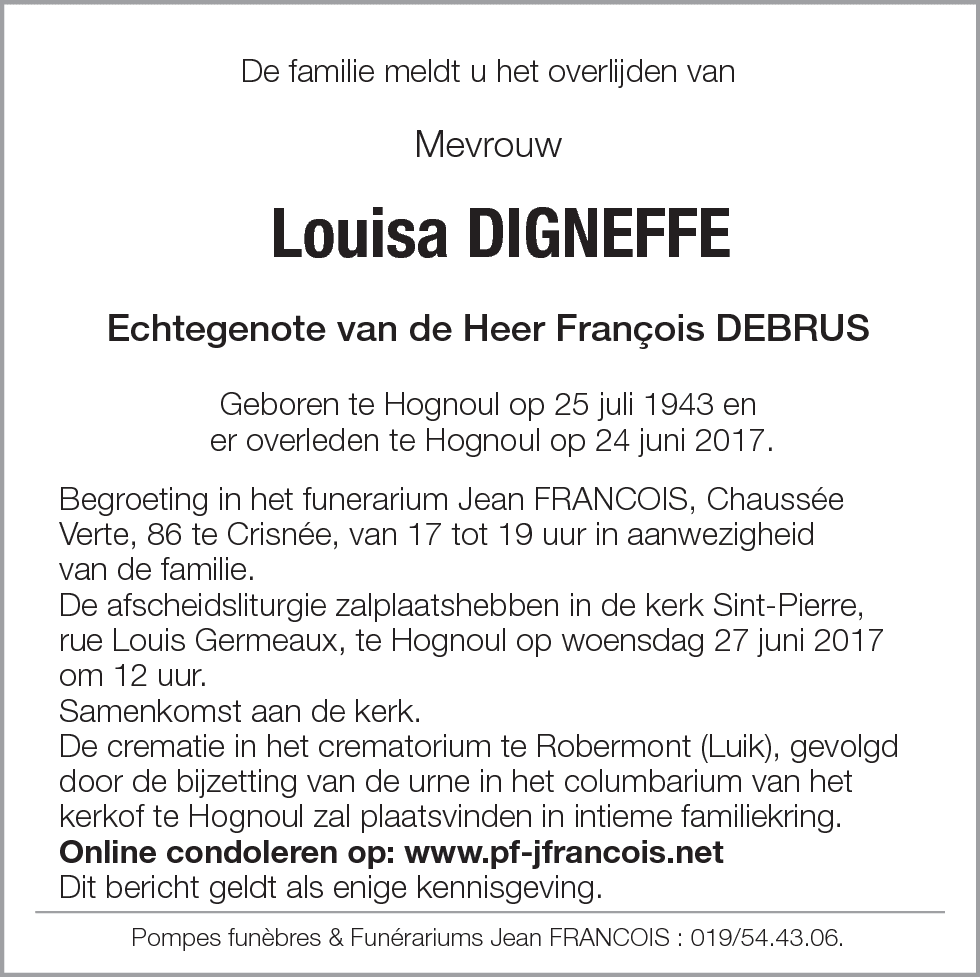 Louisa Digneffe