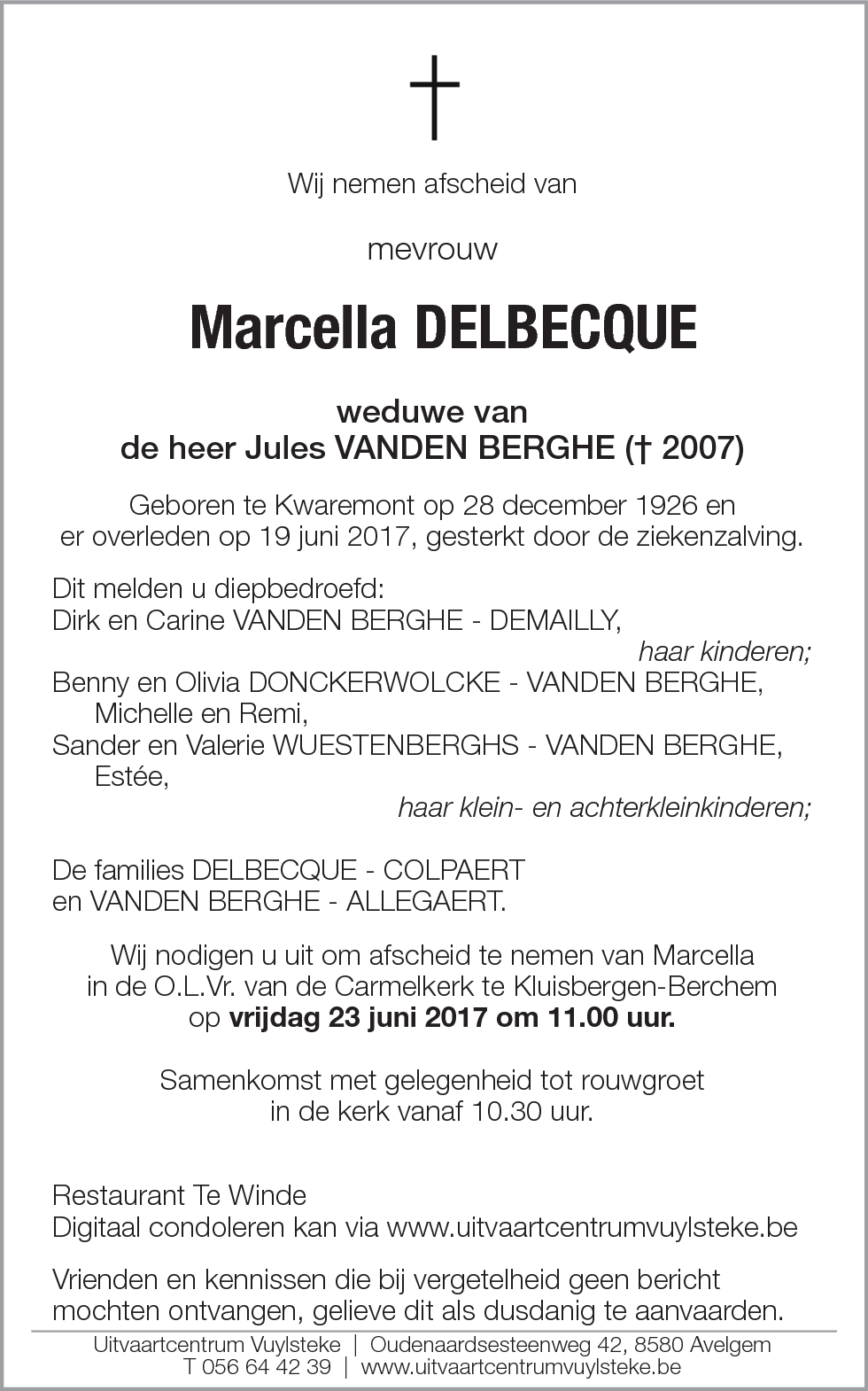 Marcella Delbecque