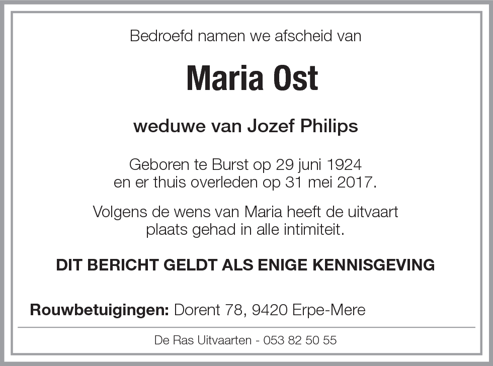 Maria Ost
