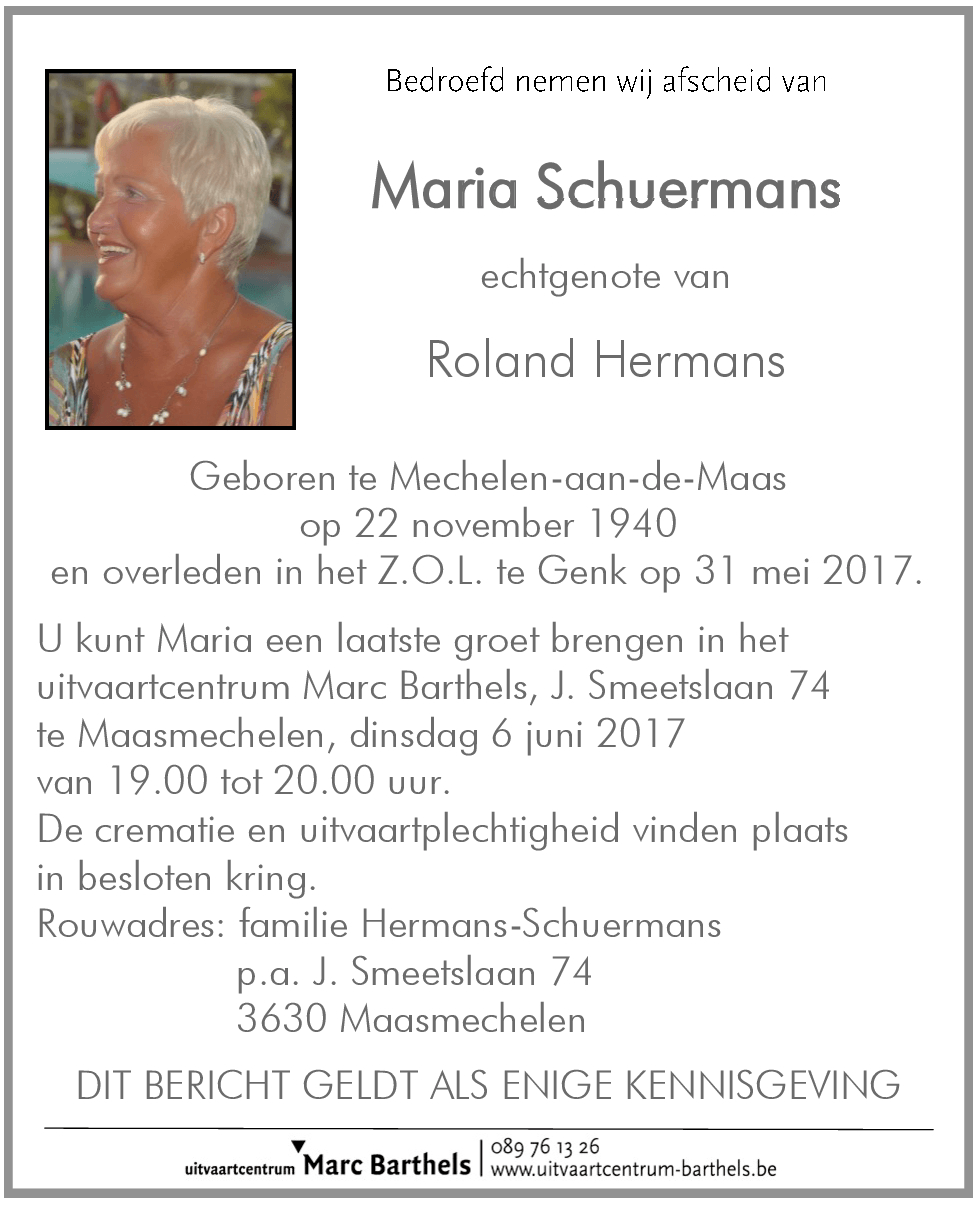Maria Schuermans