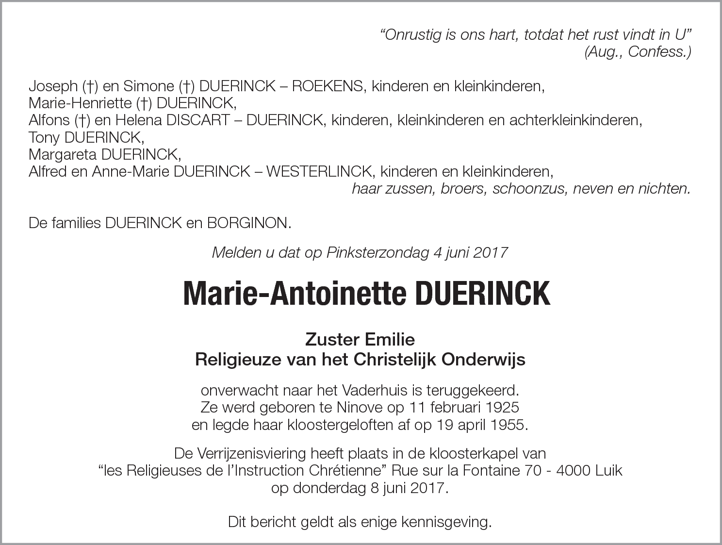 Marie-Antoinette Duerinck
