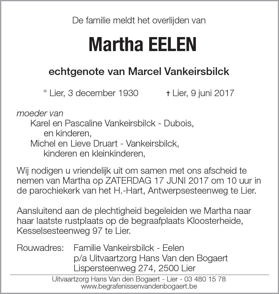 Martha Eelen