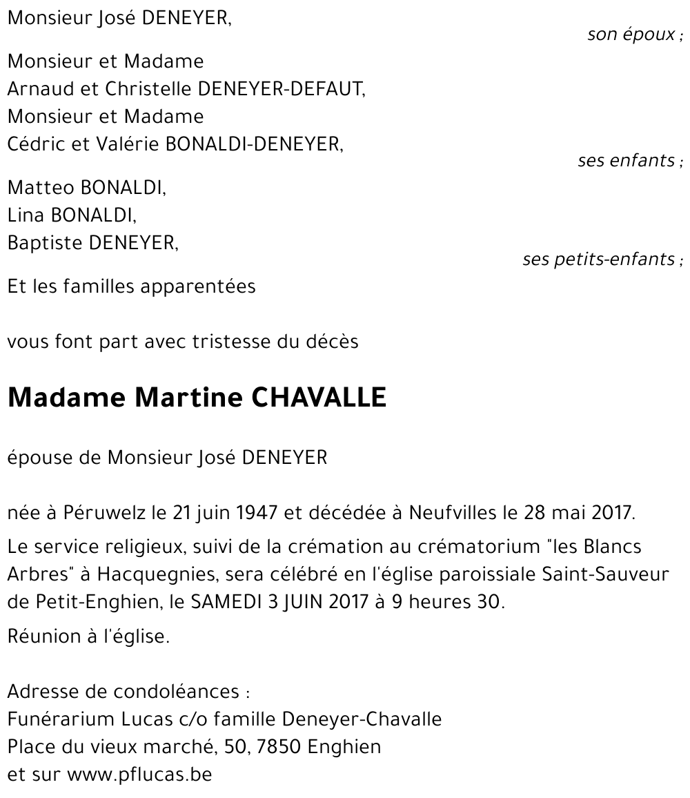 Martine CHAVALLE