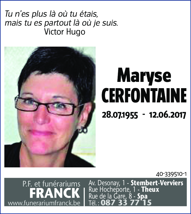 Maryse CERFONTAINE