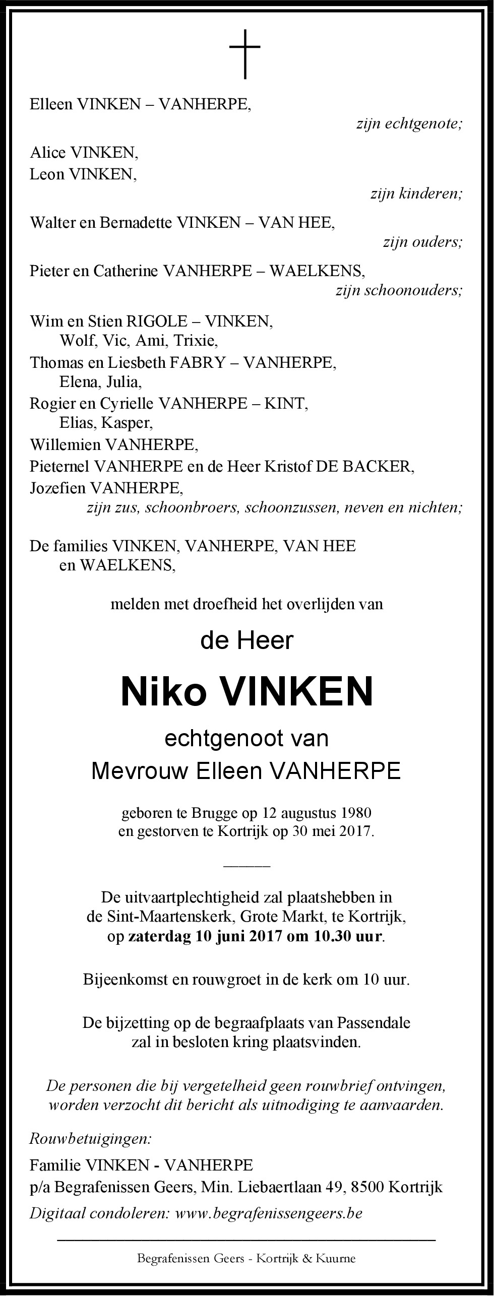 Niko VINKEN