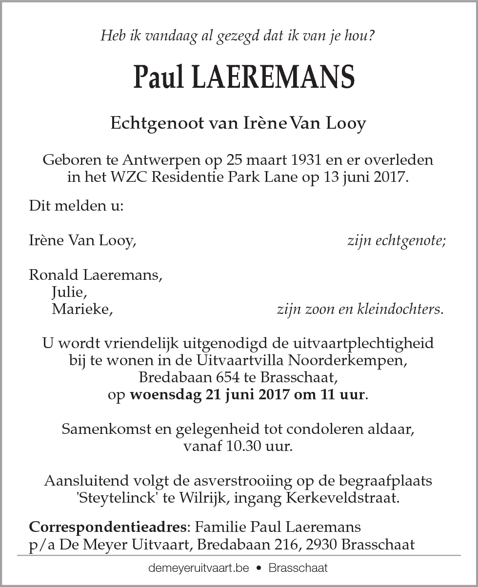 Paul Laeremans