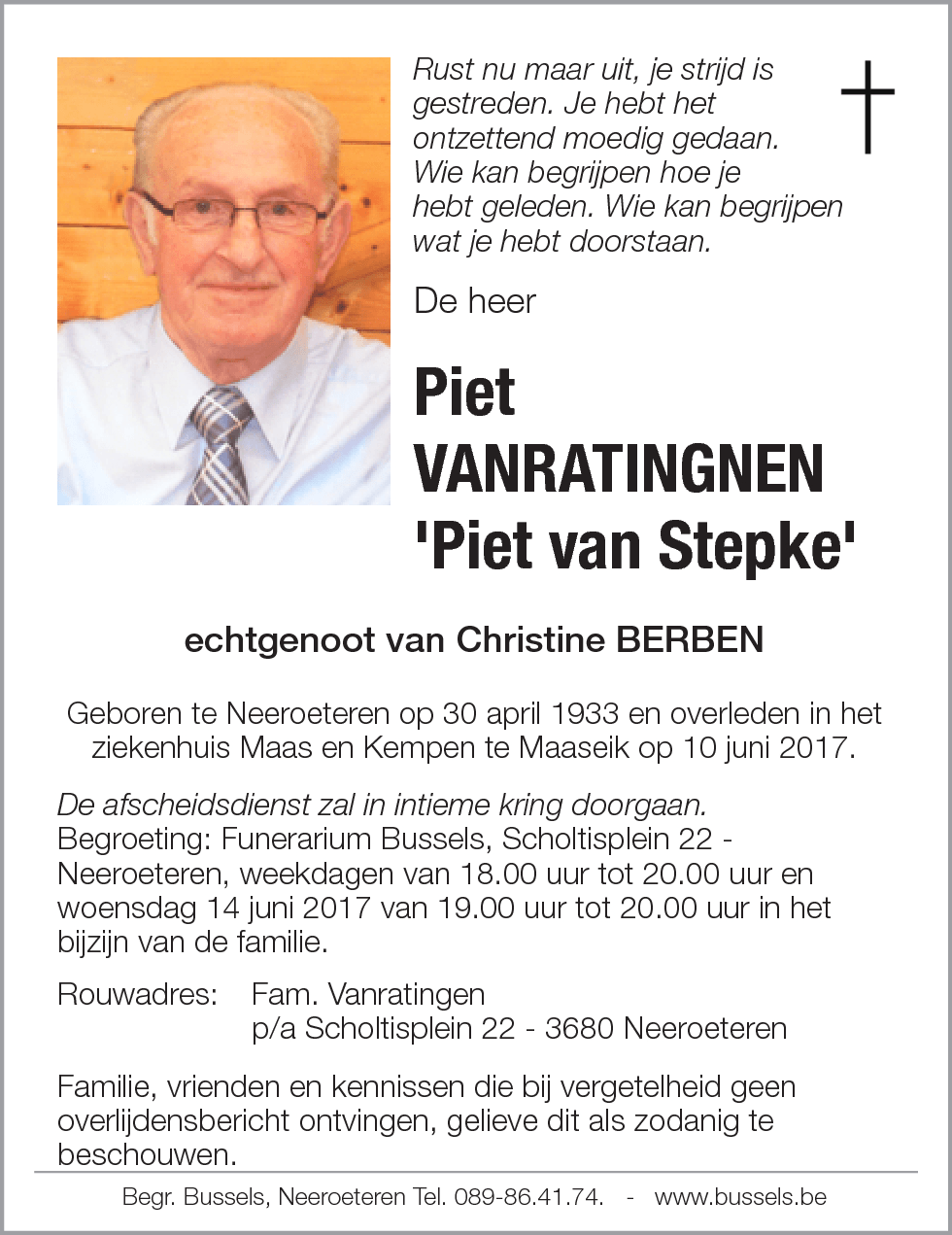 Piet VANRATINGNEN