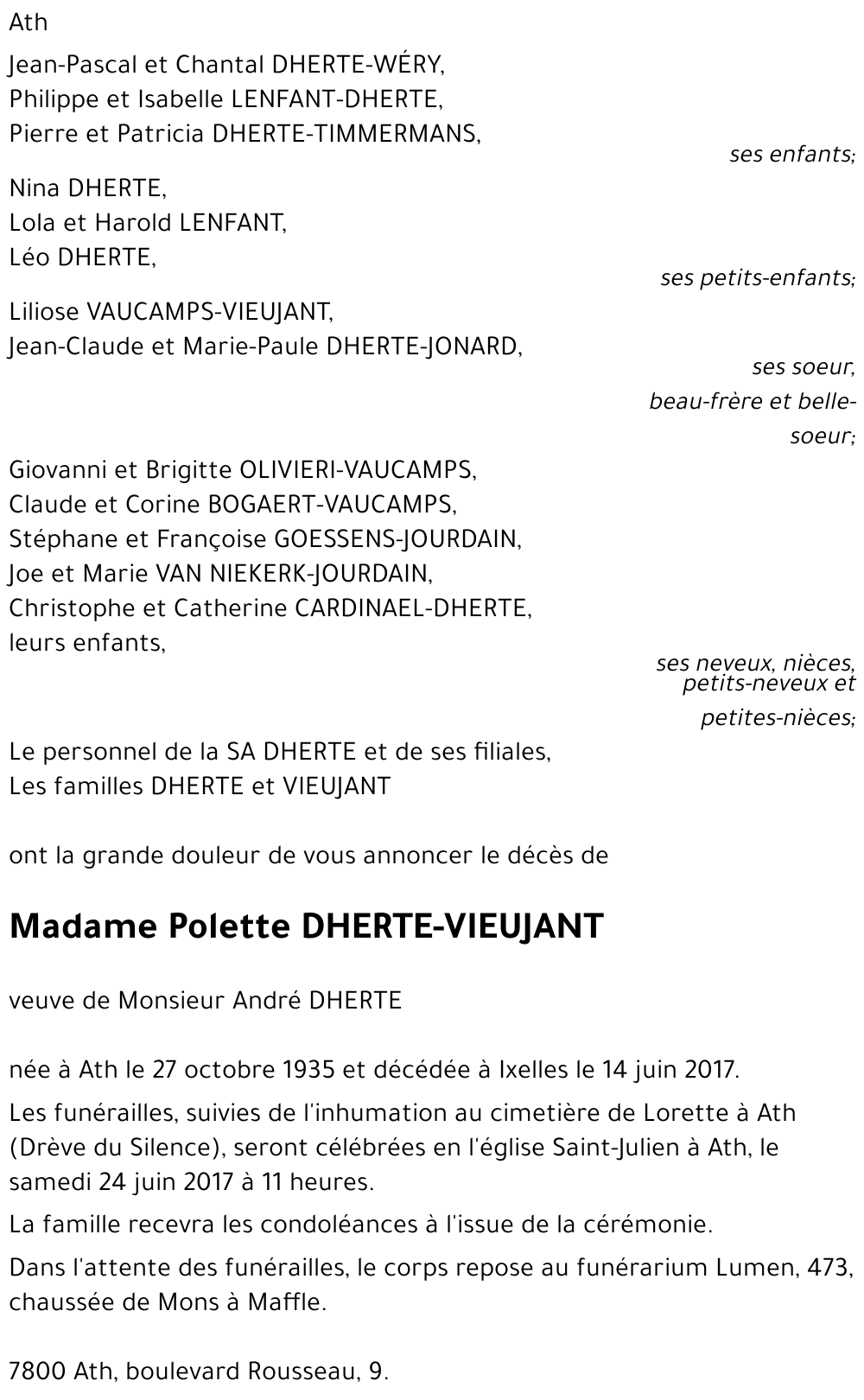 Polette DHERTE-VIEUJANT