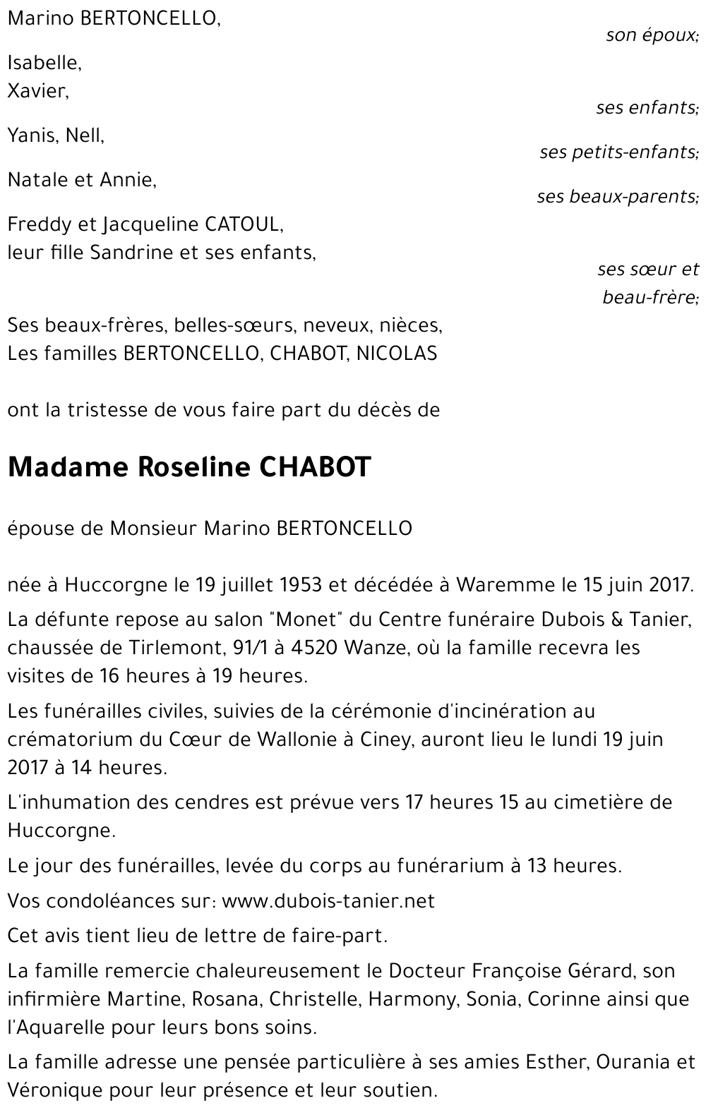 Roseline CHABOT
