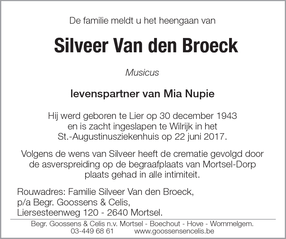 Silveer Van den Broeck