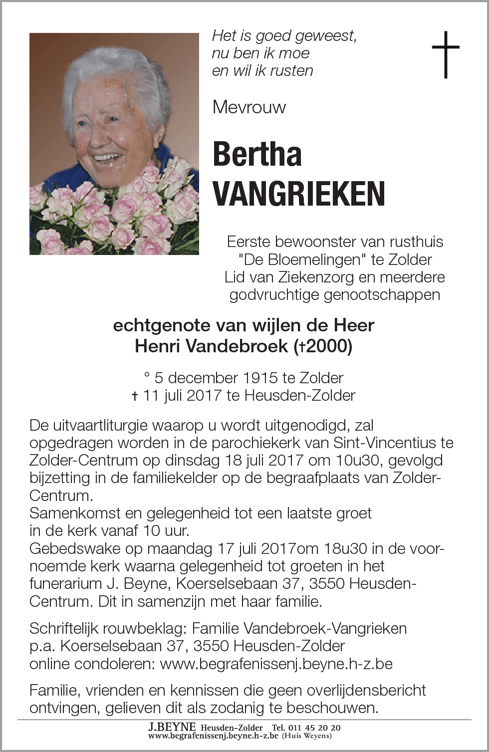 Bertha Vangrieken