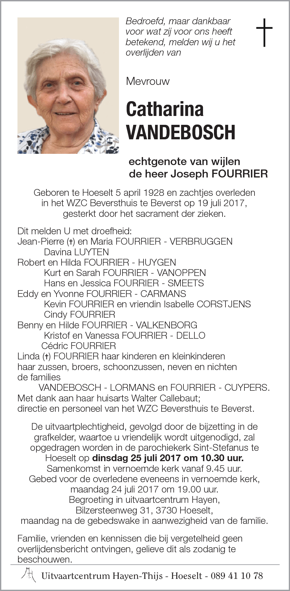 Cathatina VANDEBOSCH