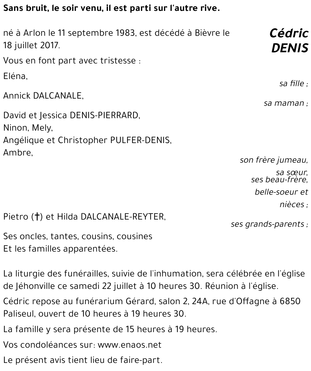Cédric DENIS
