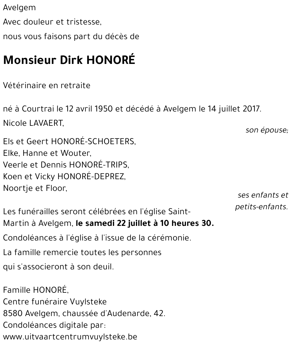 Dirk Honoré