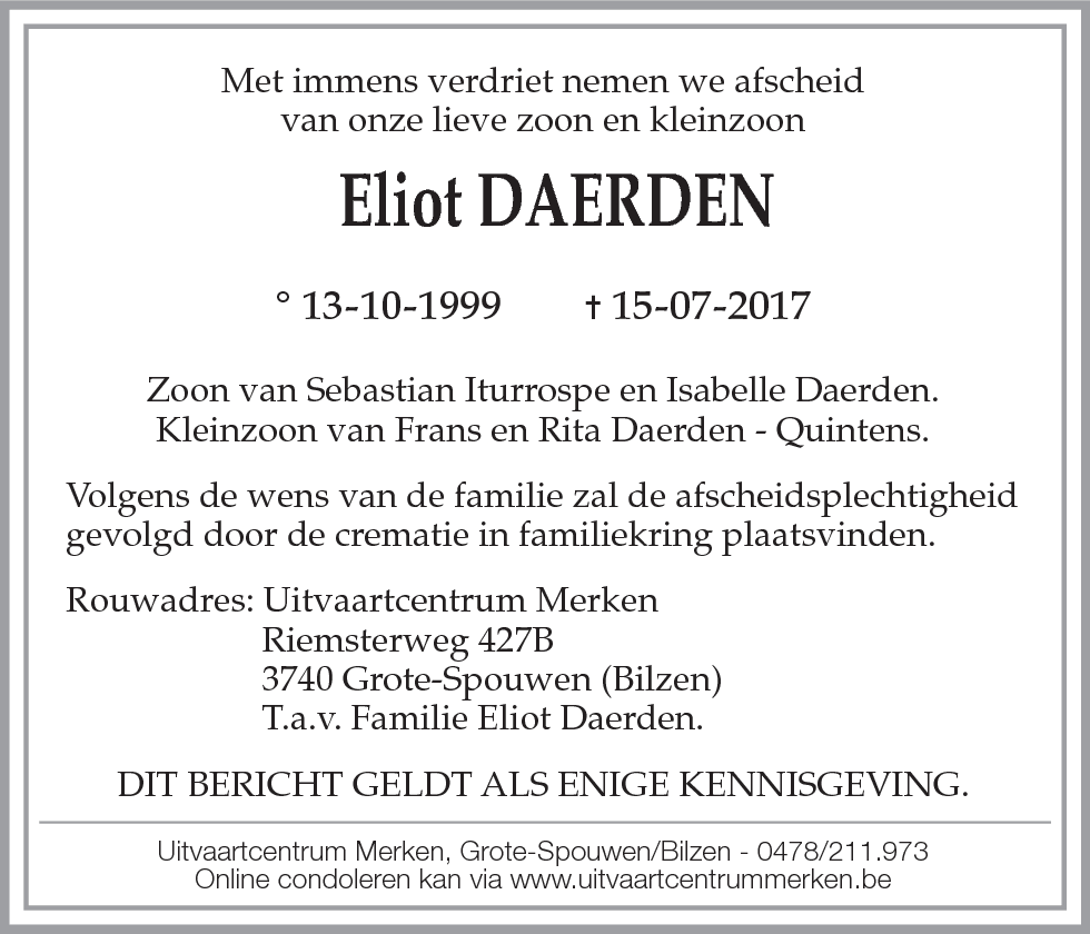 Eliot Daerden
