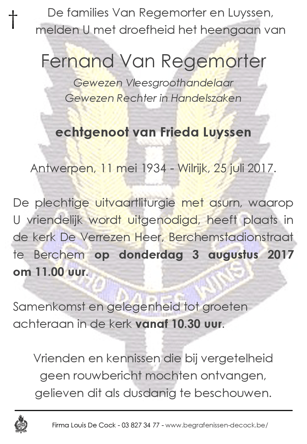 Fernand Van Regemorter