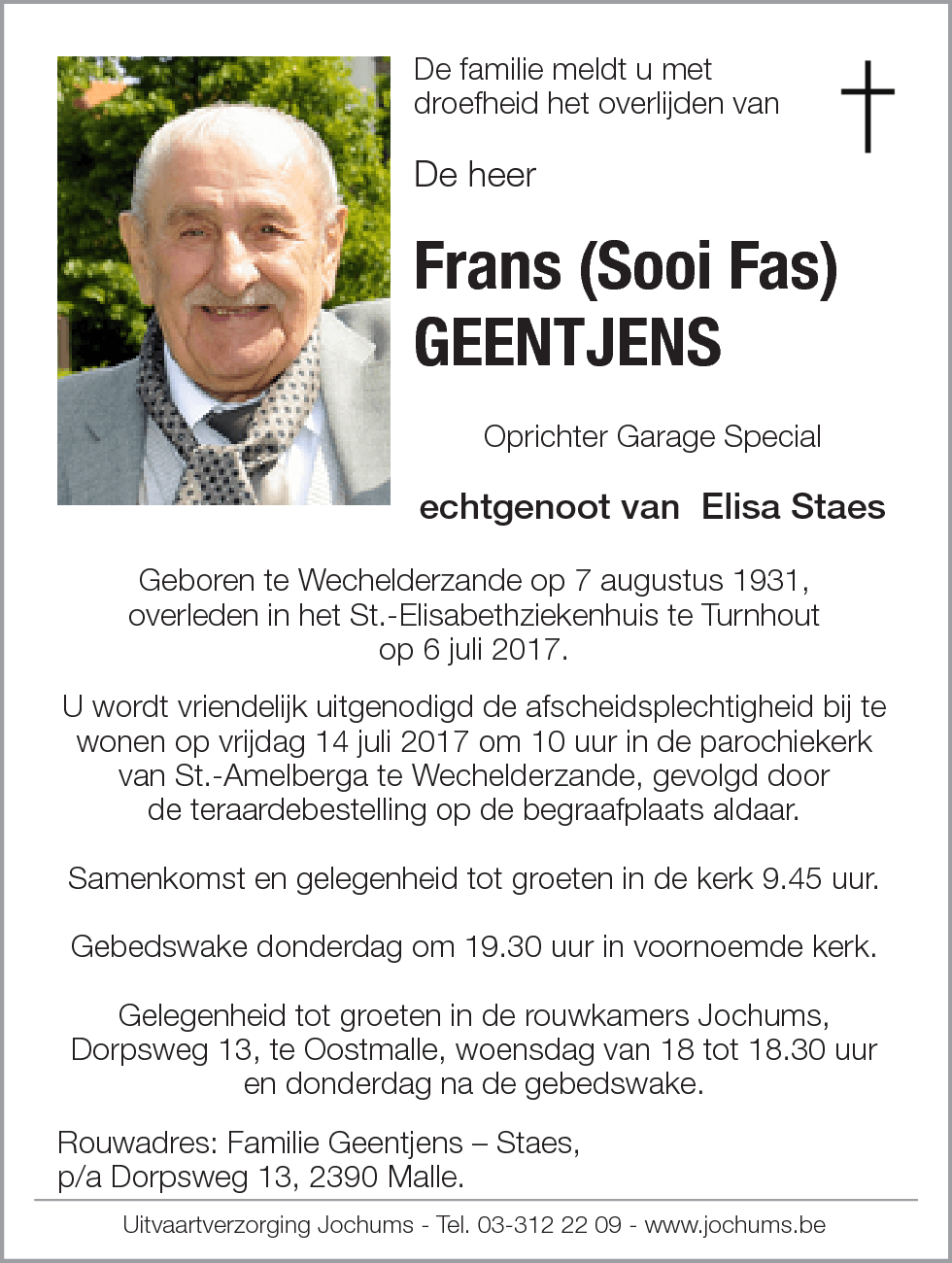 Frans Geentjens
