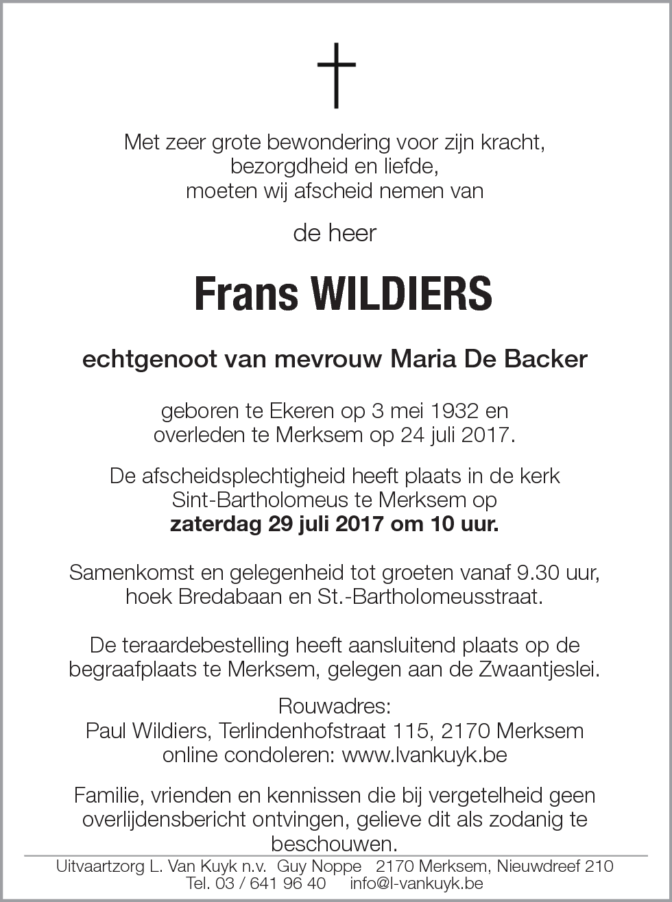 Frans Wildiers