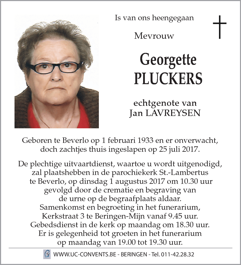 Georgette Pluckers