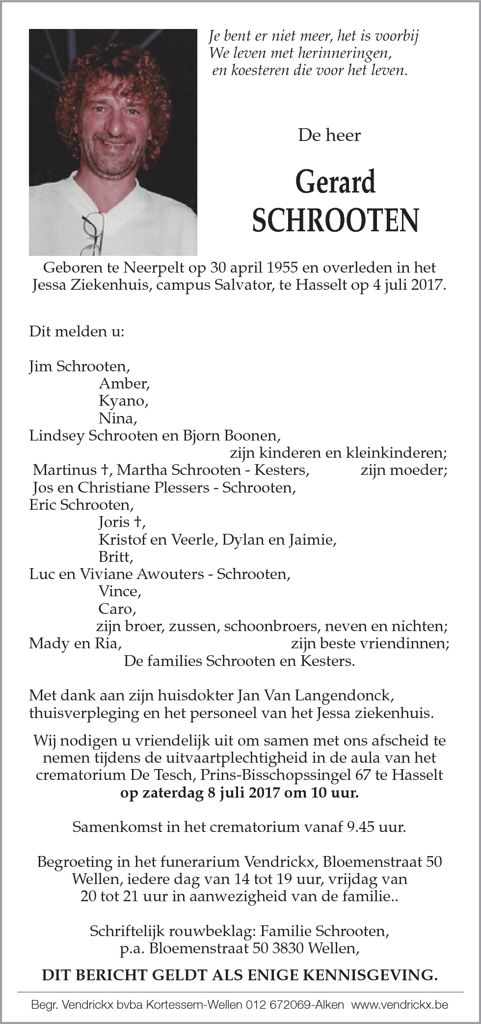 Gerard SCHROOTEN
