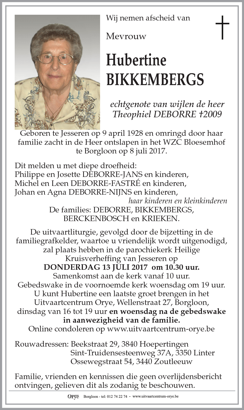 Hubertine BIKKEMBERGS