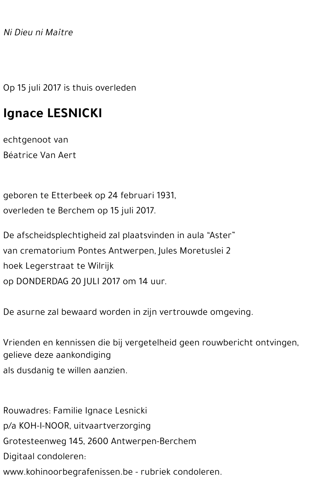 Ignace Lesnicki