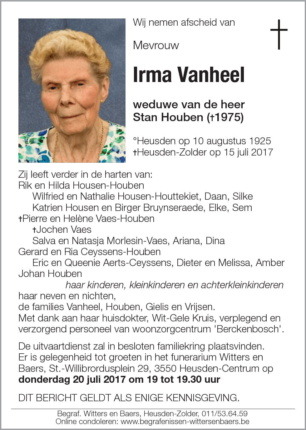 Irma Vanheel