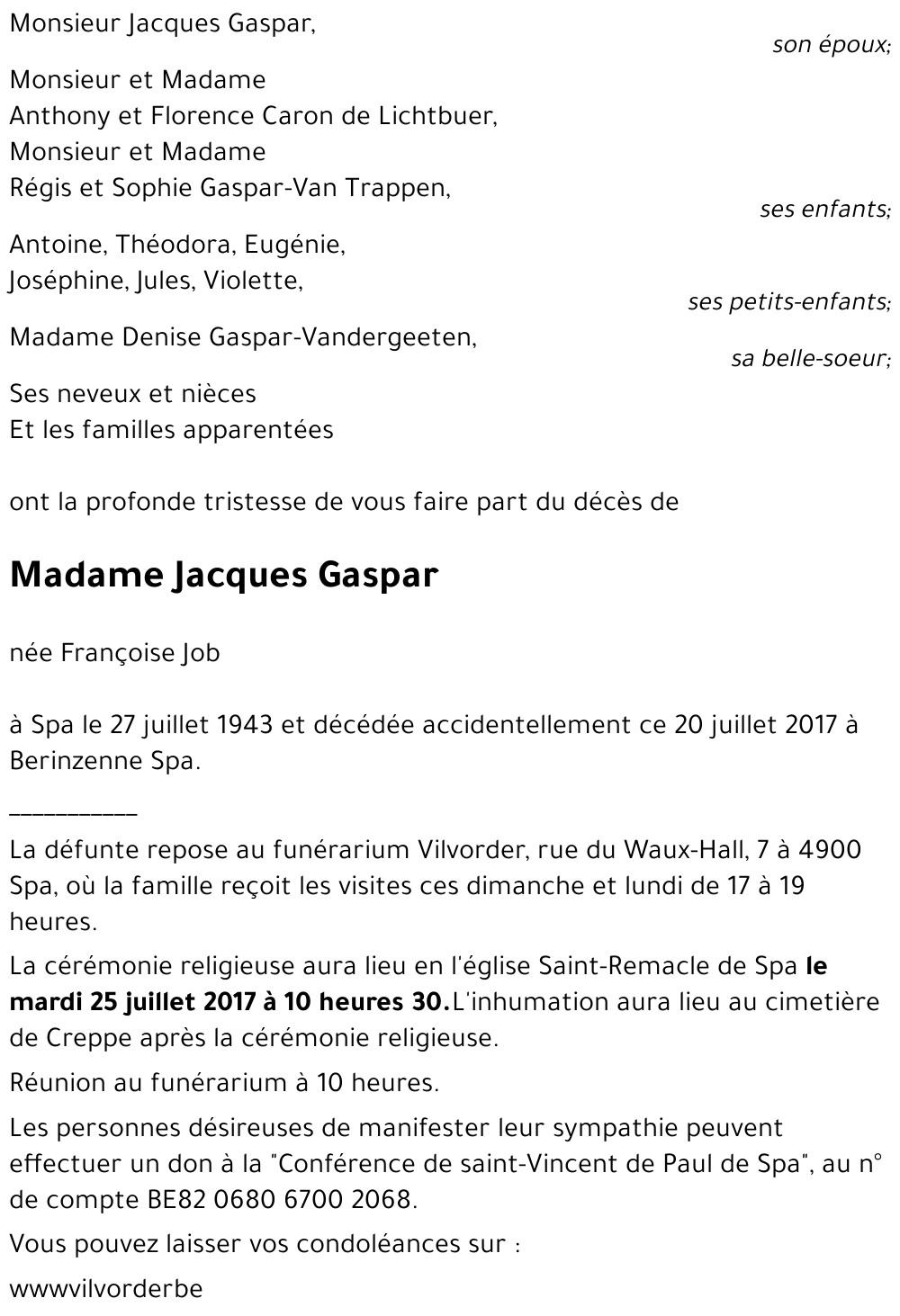 Jacques GASPAR