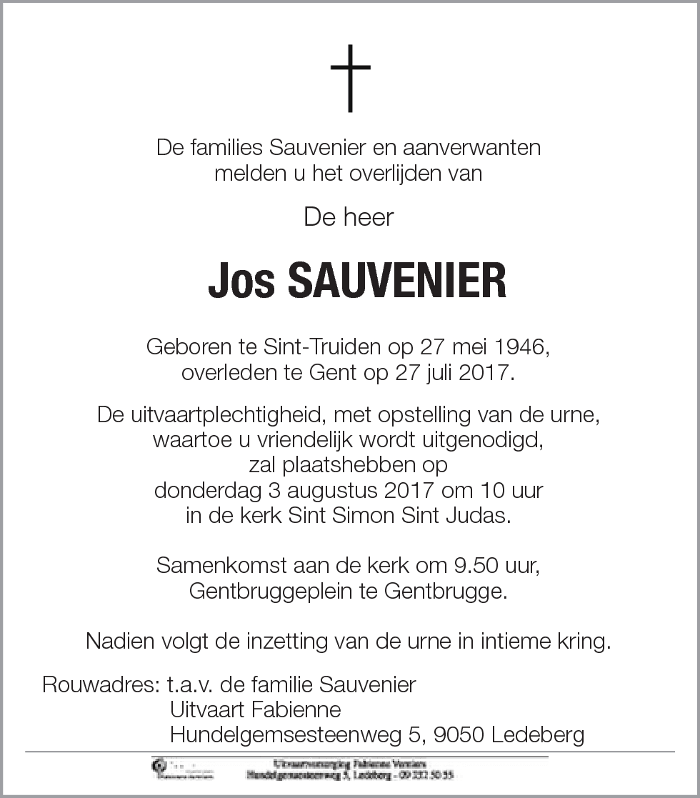 Jos Sauvenier