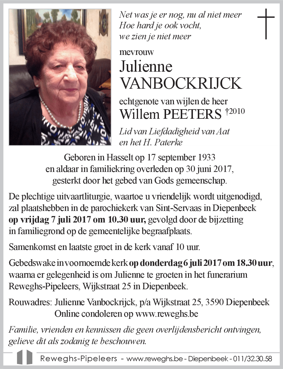 Julienne VANBOCKRIJCK