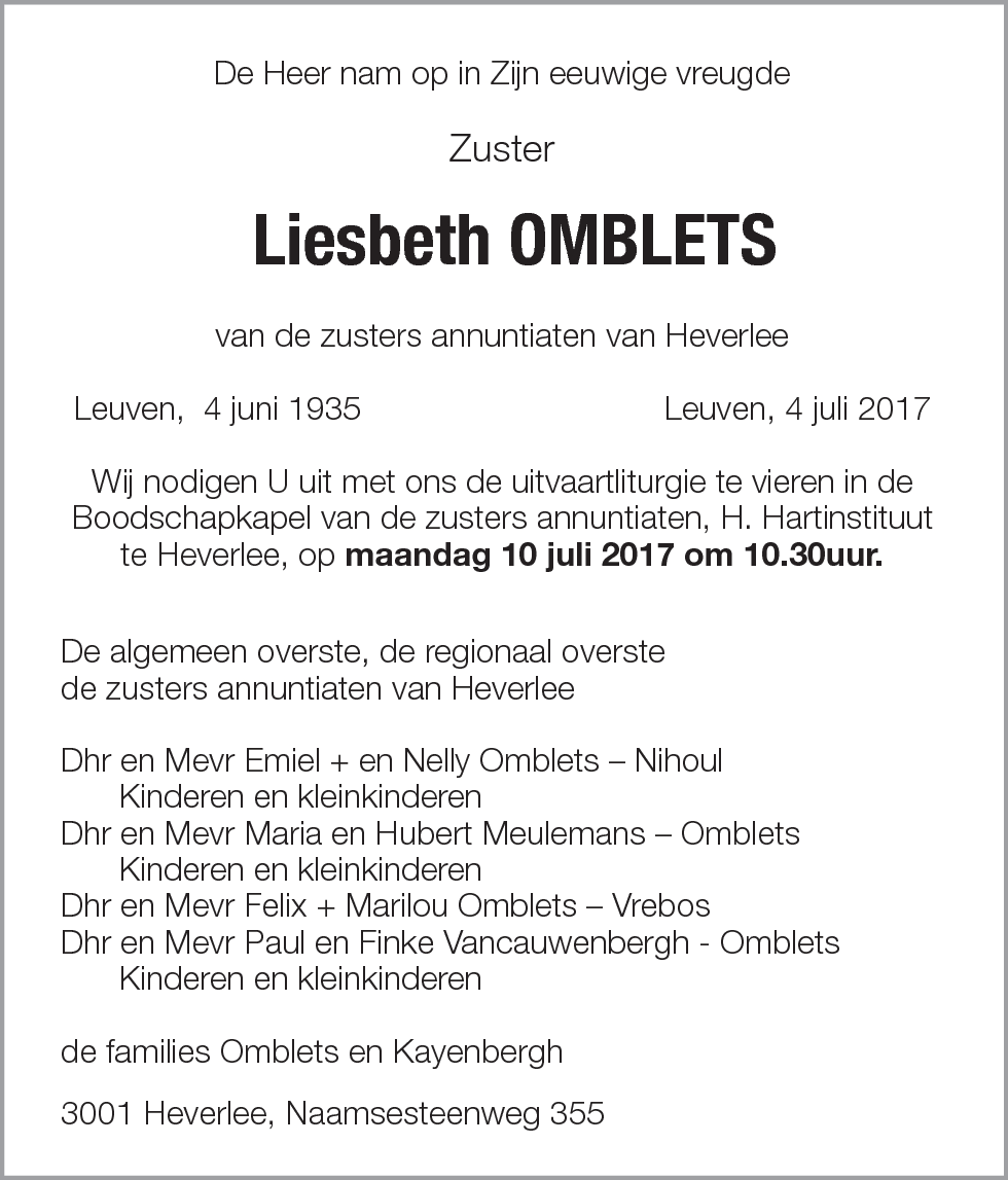 Liesbeth Omblets