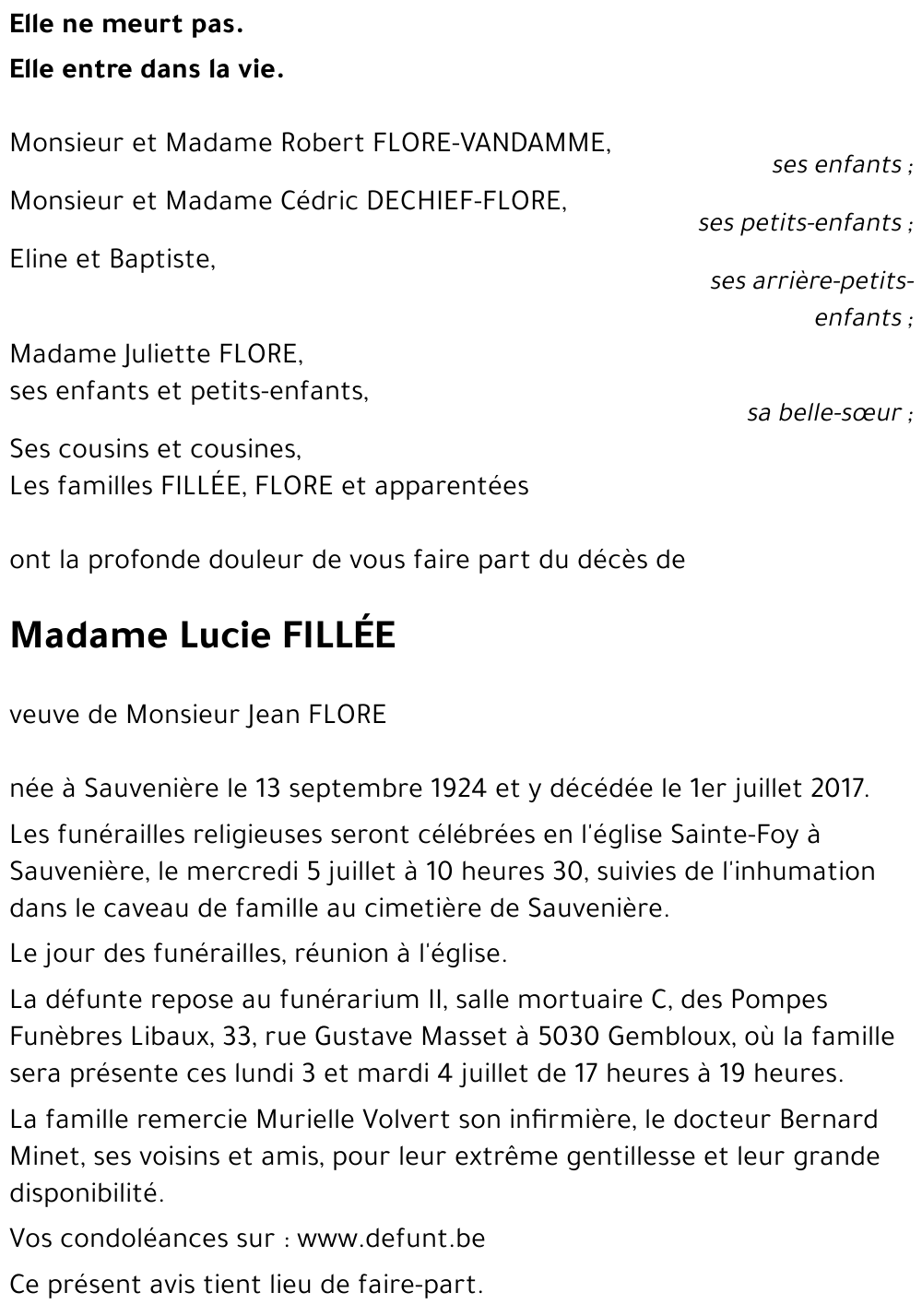 Lucie FILLEE