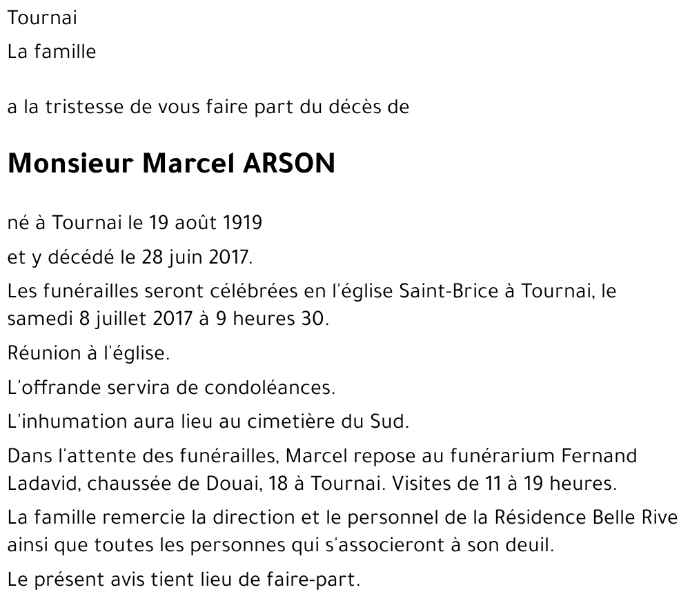 Marcel ARSON