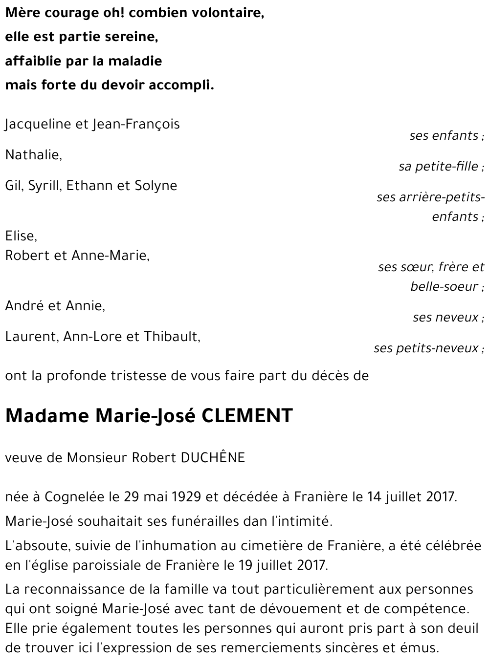Marie-José CLEMENT