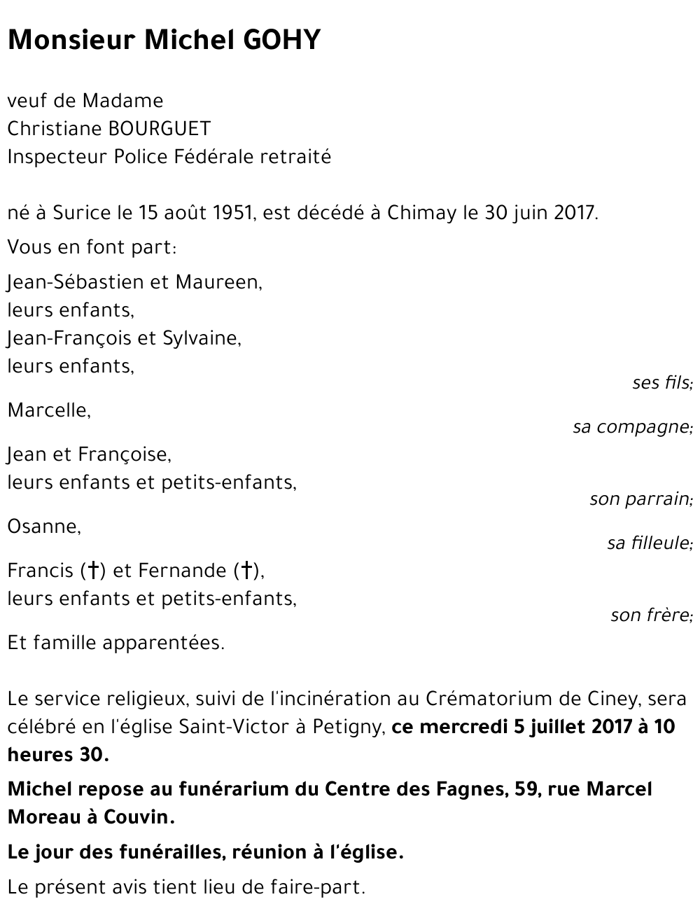 Michel GOHY