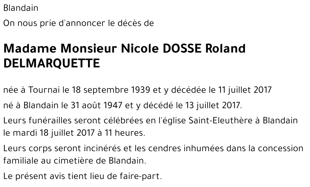 Nicole DOSSE