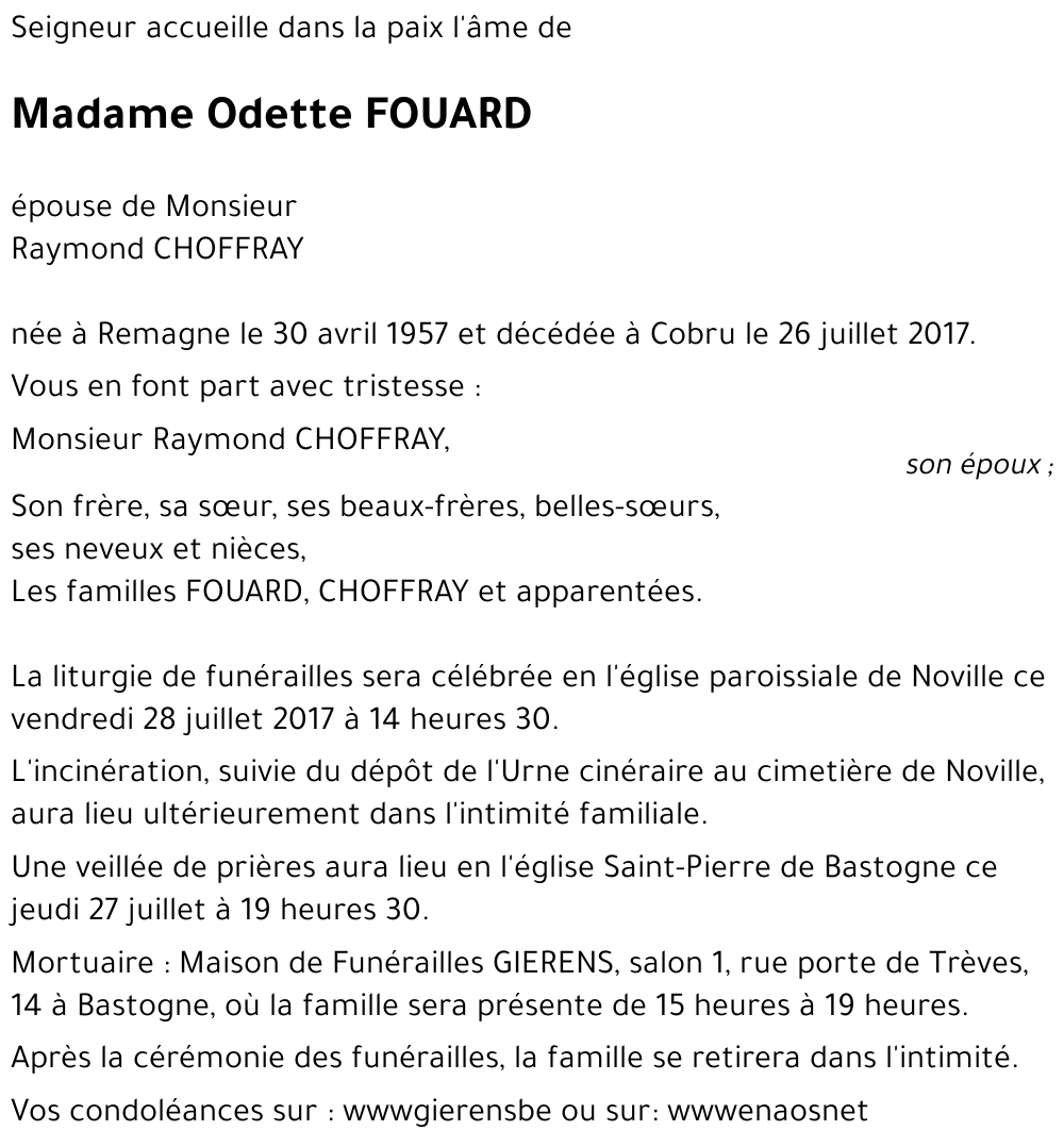 Odette FOUARD