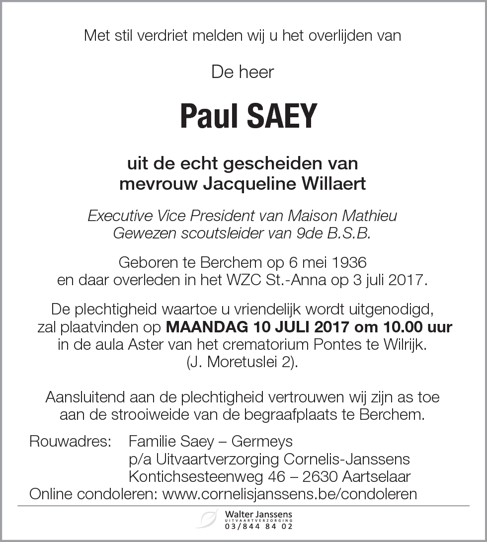 Paul Saey