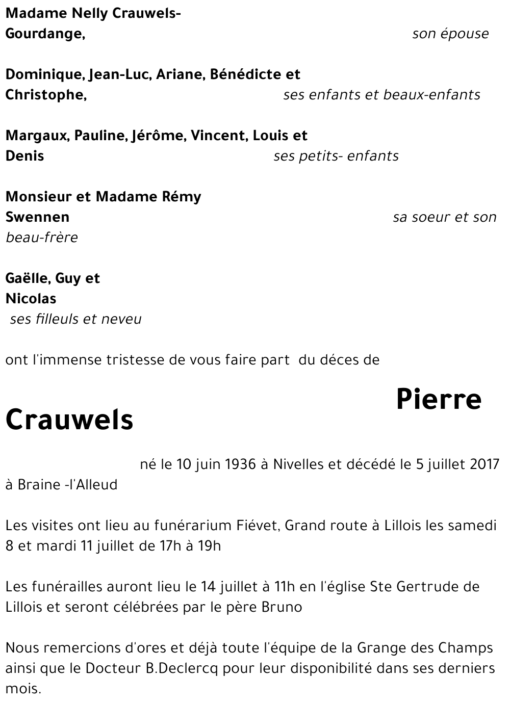 Pierre Crauwels
