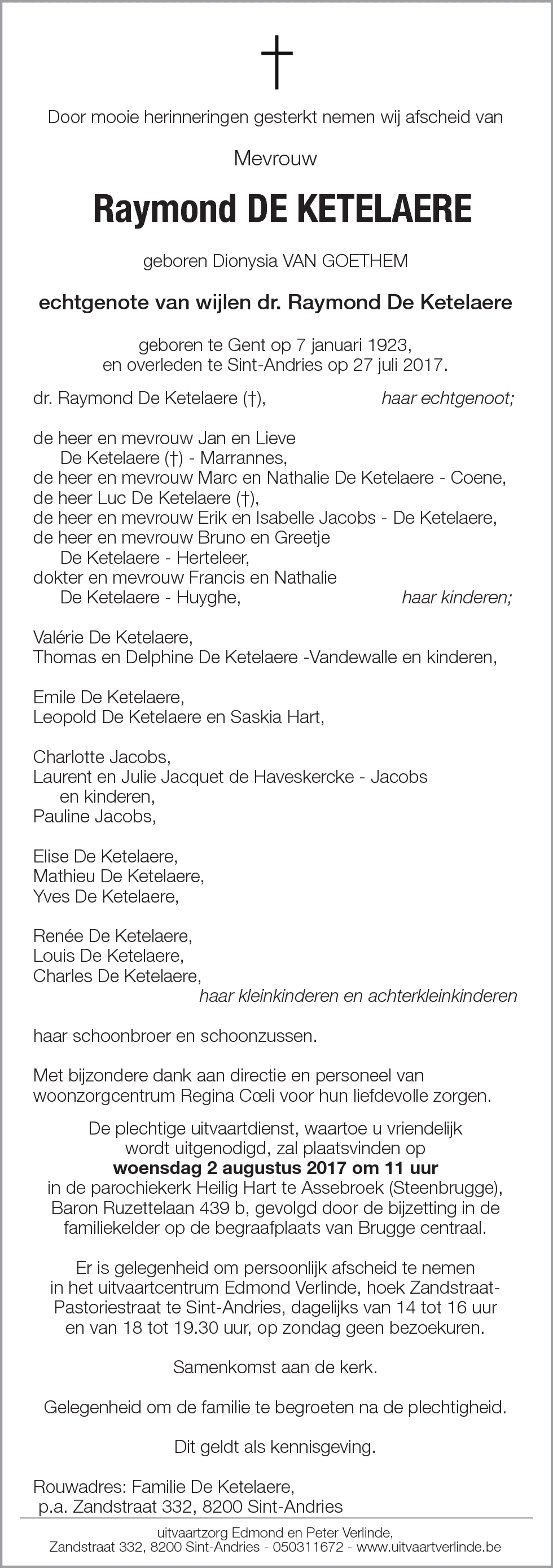 Raymond De Ketelaere